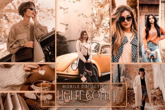 Download 12 Mobile Lightroom Presets,Light Coffee - Coffee Collection