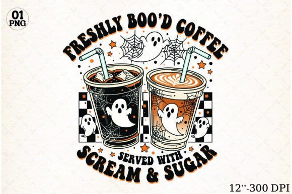 Download Freshly Boo’d Coffee Halloween Fall PNG - Premium Bundle